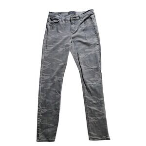 Lucky Brand Women's Gray Camouflage Jeggings